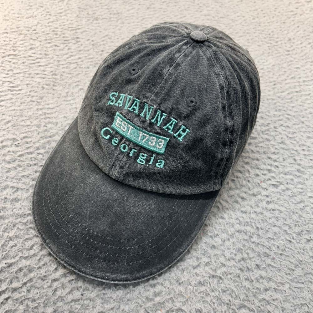 Savannah Georgia Hat Men Baseball Cap One Size Anvil souvenir Dad HAt